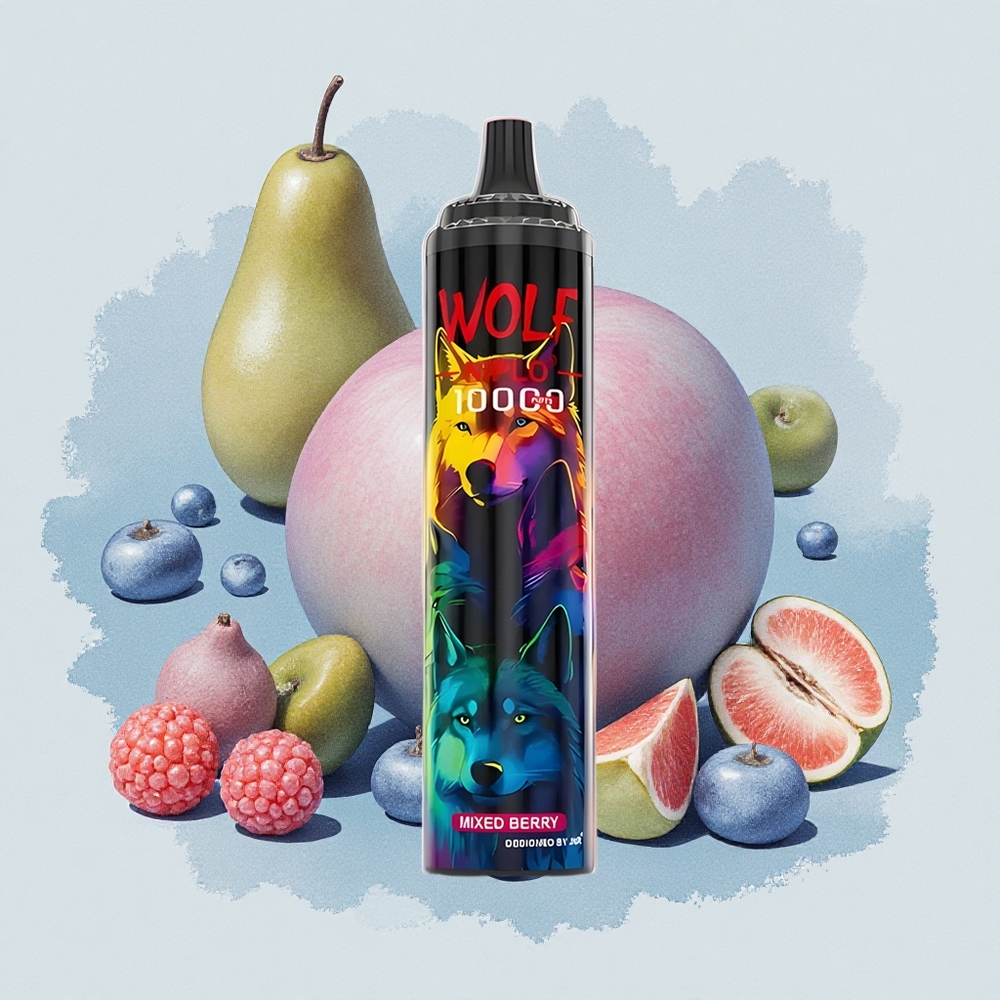 JNR Wolf Niplo 10000 Смесени Ягоди 20ml 1.0 Ohm Type-C