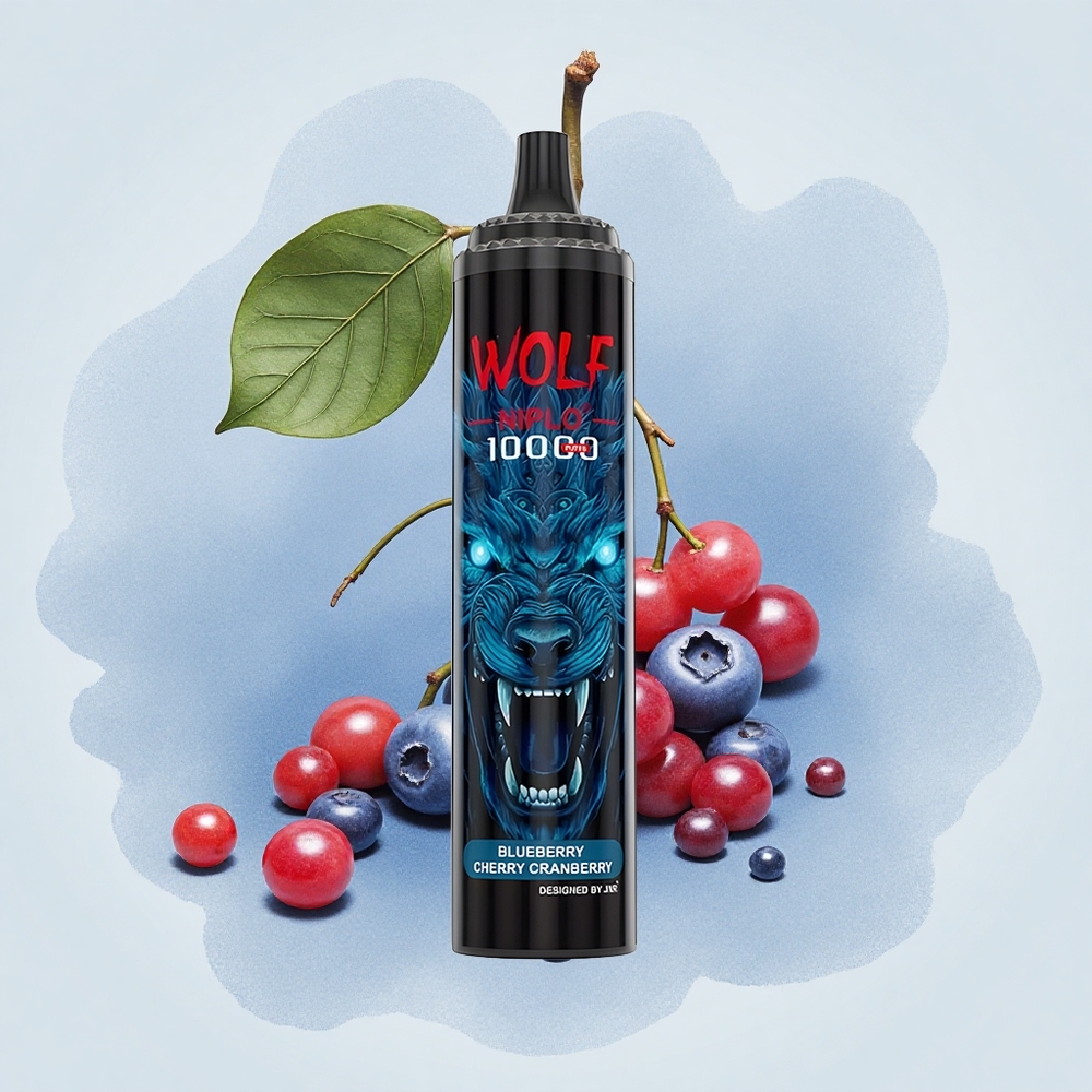 JNR Wolf Niplo 10000 Черница Вишна Боровинка Тип-C 20ml 5%