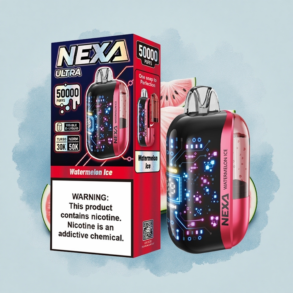NEXA Ultra 50000 Puffs Динена Ледена 20мл 5% Никотин Тип-C