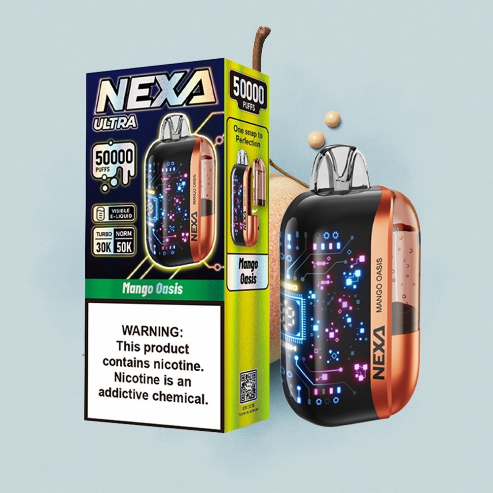 NEXA Ultra 50000 Puffs Мангова Оазис 20мл 5% Никотин Тип-C
