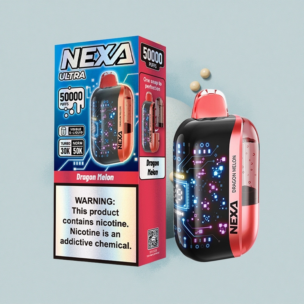 NEXA Ultra 50000 Puffs Драконова Пъпеш Ултра 20мл 5% Тип-C
