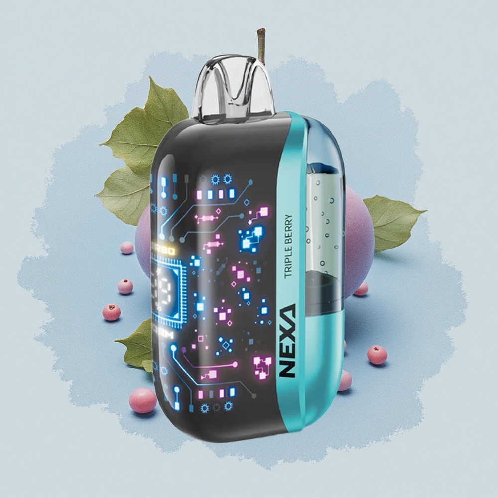 NEXA Ultra 50000 Puffs Тройна Ягода 20мл 5% Никотин Dual Mesh