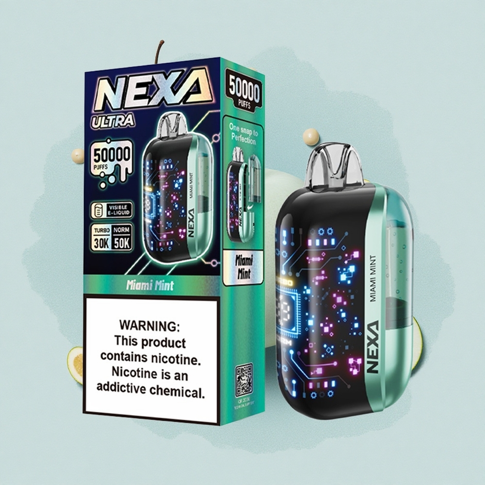NEXA Ultra 50000 Puffs Софийска Мента 20мл Ултра 5%