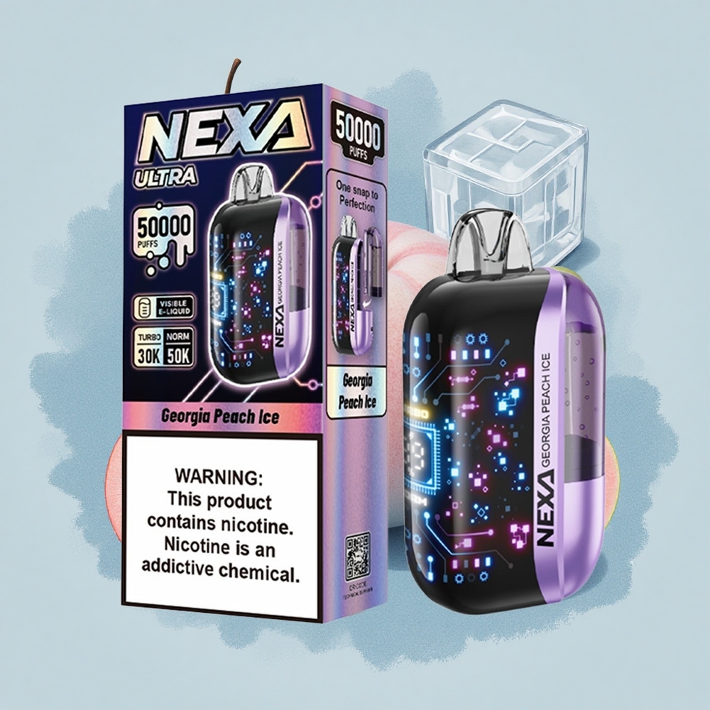 NEXA Ultra 50000 Puffs Праскова Леден 20мл Тип-C