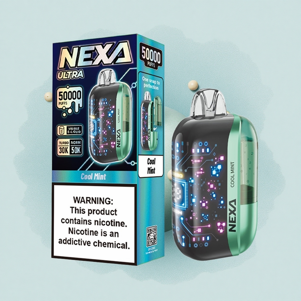 NEXA Ultra 50000 Puffs Хладична Мента 20мл Тип-C