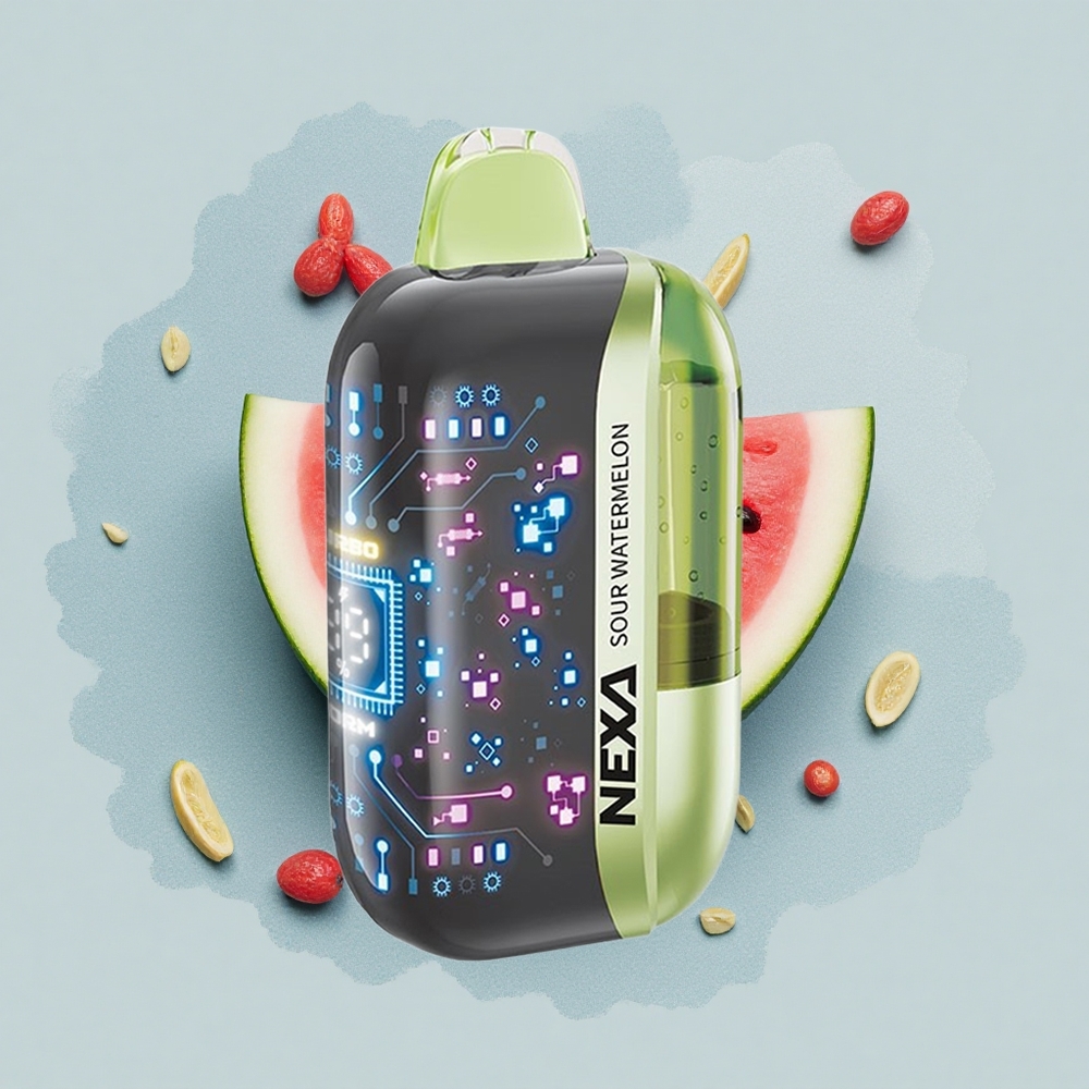 NEXA Ultra 50000 Puffs Кисела Диня Ултра 50K с 20мл Презареден Капацитет и 5% Никотин