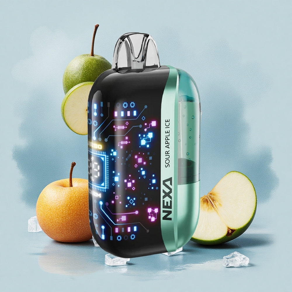 NEXA Ultra 50000 Puffs Кисела Ябълка Лед 5% Никотин 20мл