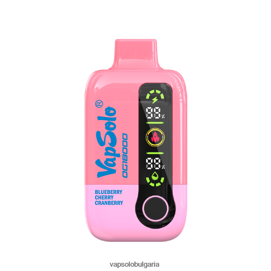 VapSolo Nicotine - VapSolo DG18000 вейп за еднократна употреба H6H0BB49 боровинка череша червена боровинка