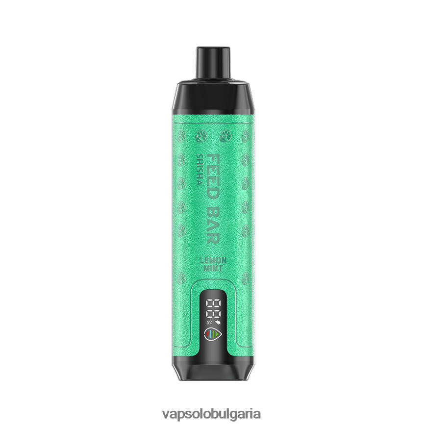 VapSolo Nicotine - VapSolo SHISHA вейп за еднократна употреба H6H0BB7 лимонова мента