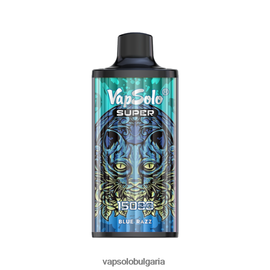 VapSolo Nicotine - VapSolo SUPER вейп за еднократна употреба H6H0BB14 син разц